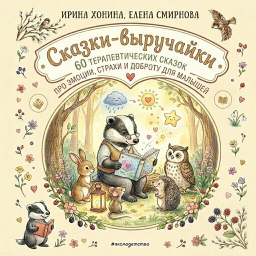Сказки-выручайки. 60 Терапевтических сказок про эмоции, страхи и доброту для малышей.