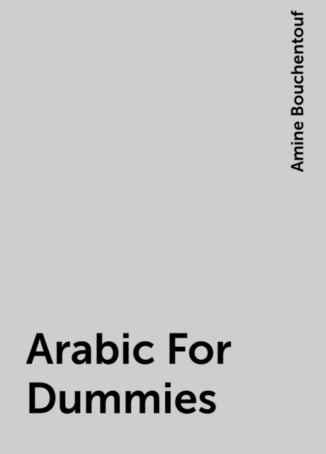 Arabic For Dummies