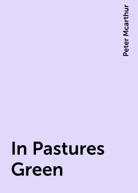 In Pastures Green