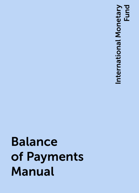 Balance of Payments Manual