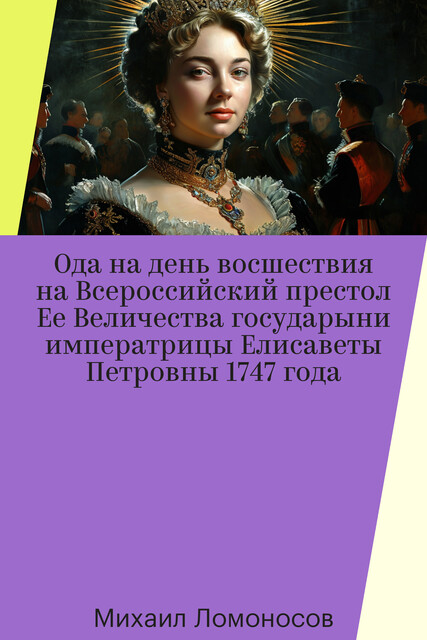 Ода на день восшествия на Всероссийский престол Её Величества государыни императрицы Елисаветы Петровны 1747 года, Михаил Ломоносов