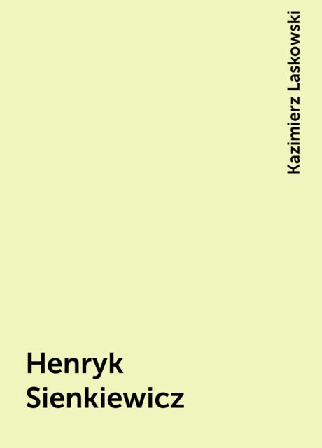 Henryk Sienkiewicz