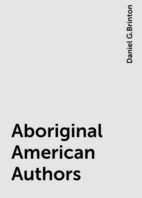 Aboriginal American Authors