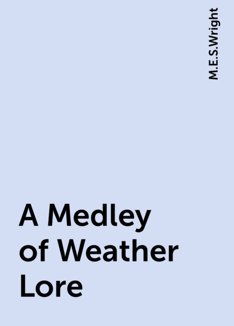 A Medley of Weather Lore