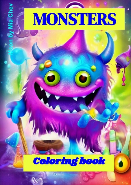 Monsters. Coloring book, Mia Chev