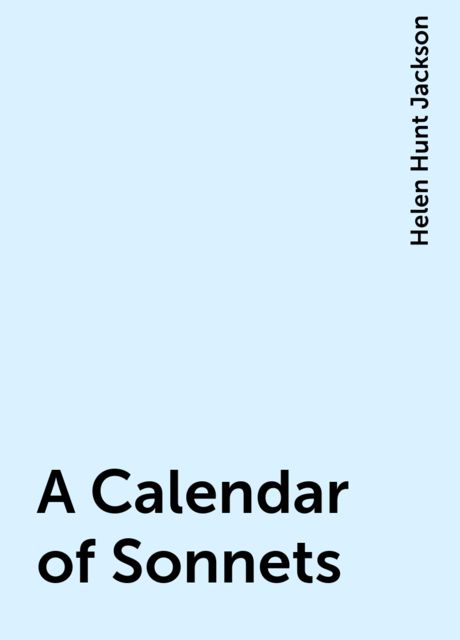 A Calendar of Sonnets