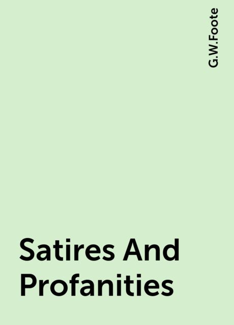 Satires And Profanities