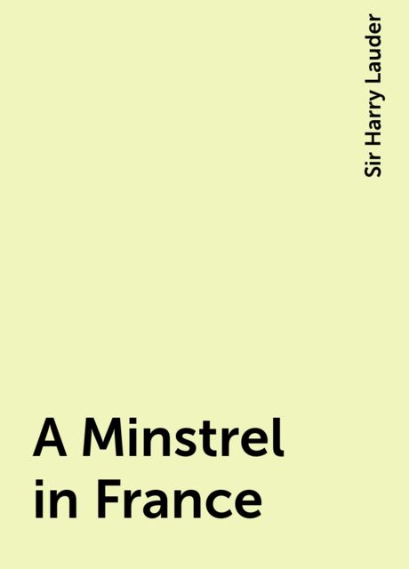 A Minstrel in France