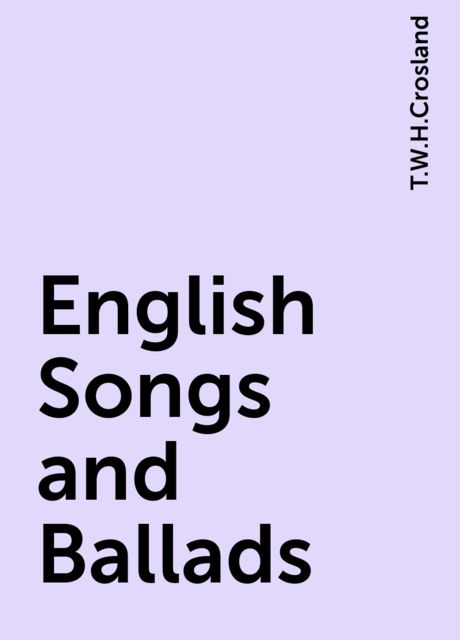 English Songs and Ballads
