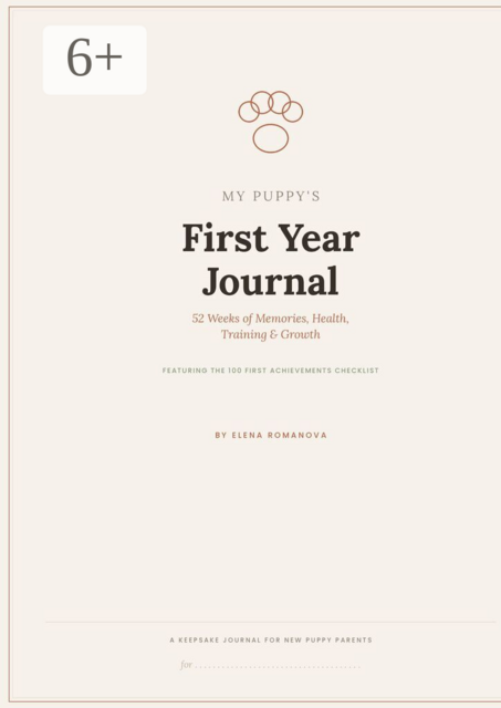 My Puppy’s First Year Journal