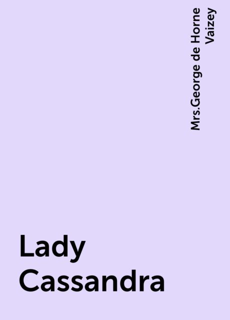 Lady Cassandra