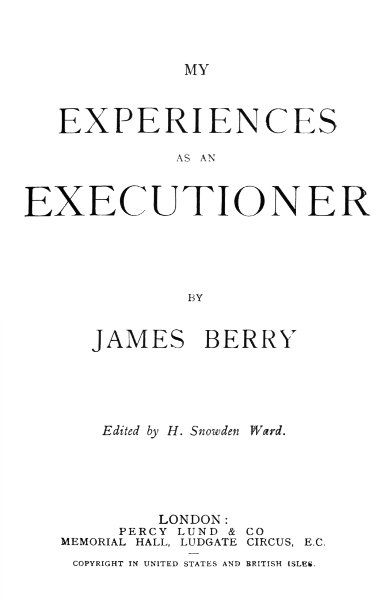 My Experiences as an Executioner