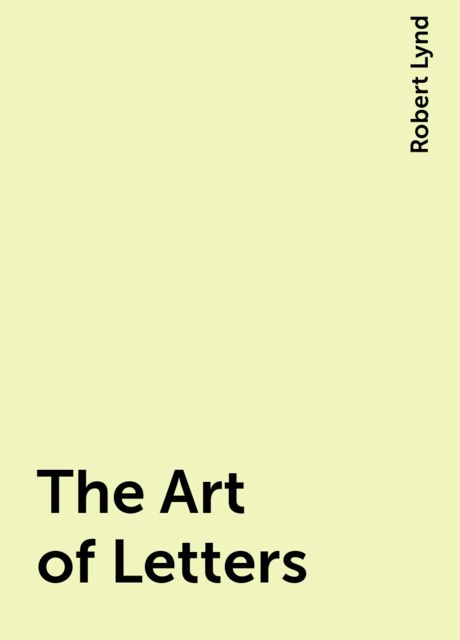 The Art of Letters
