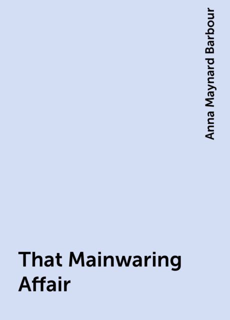 That Mainwaring Affair