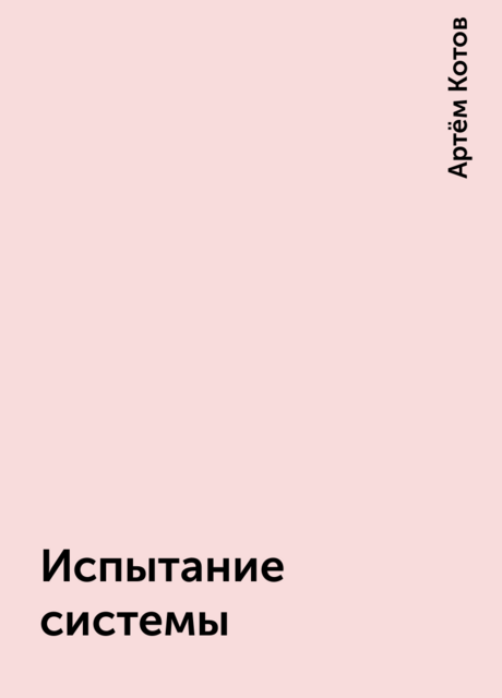 Испытание системы, Артём Котов