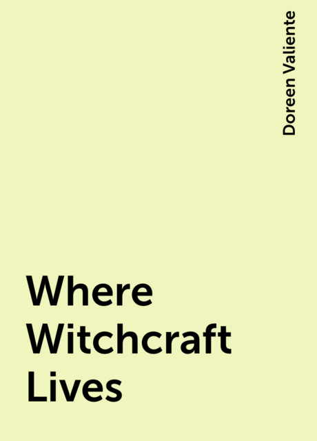 Where Witchcraft Lives