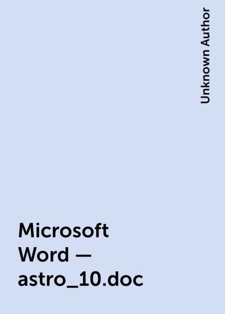 Microsoft Word – astro_10.doc