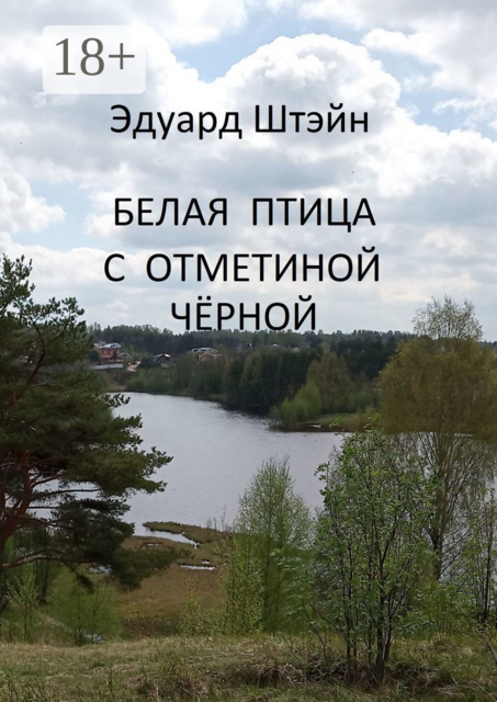 Белая птица с отметиной чёрной