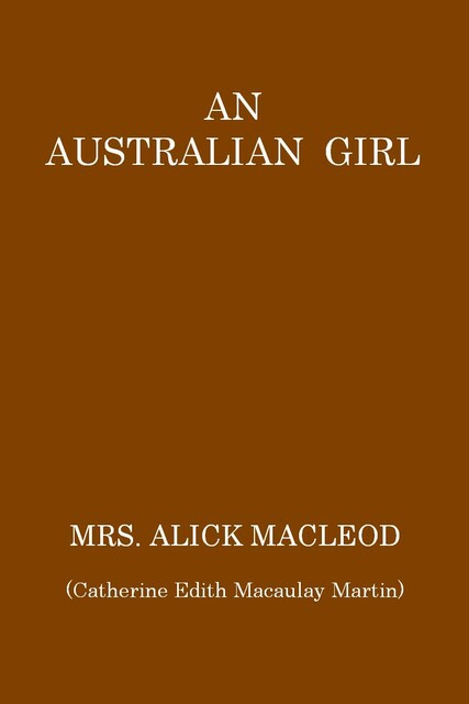 An Australian Girl