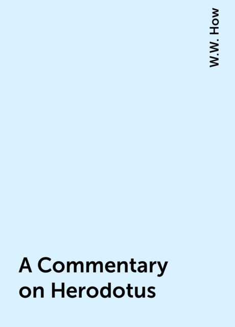 A Commentary on Herodotus