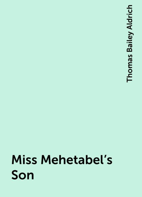 Miss Mehetabel's Son