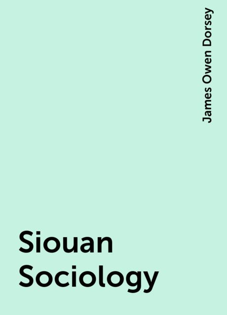 Siouan Sociology