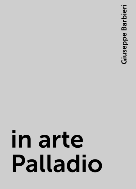 in arte Palladio