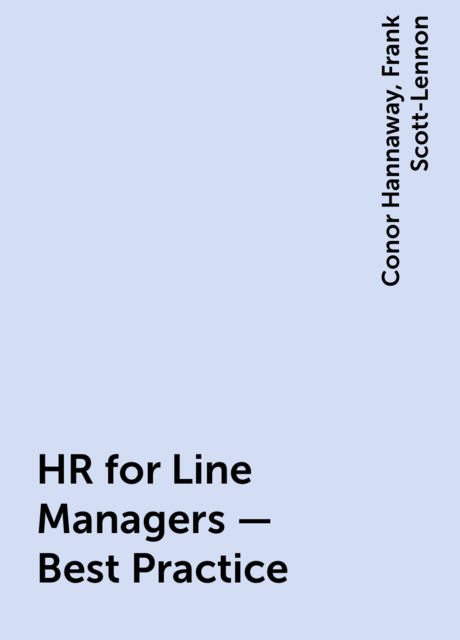 HR for Line Managers - Best Practice