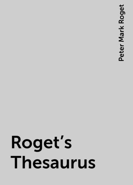 Roget's Thesaurus