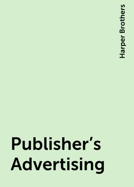 Publisher's Advertising (1872)