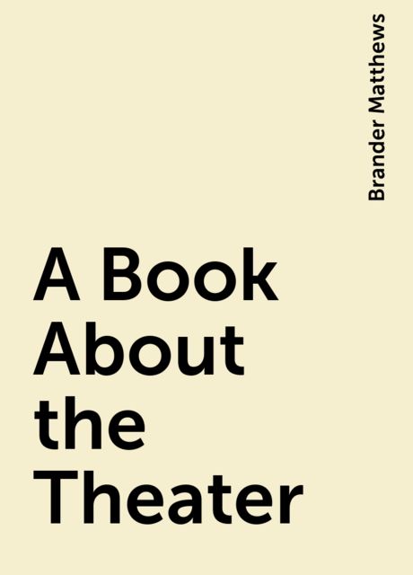 A Book About the Theater