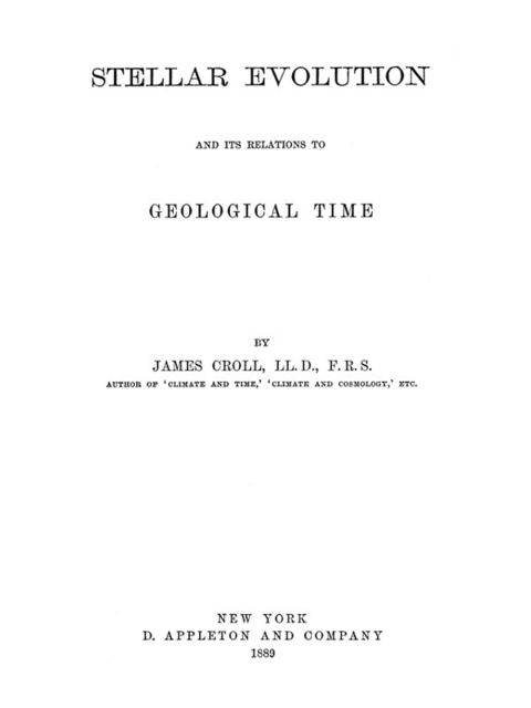 Stellar Evolution and its Relations to Geological Time