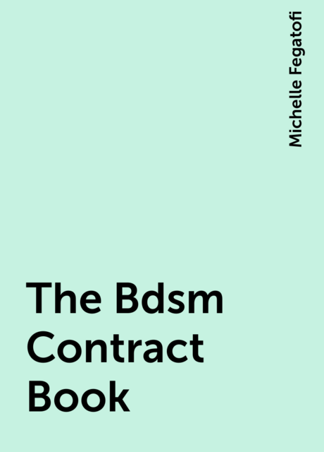 The Bdsm Contract Book