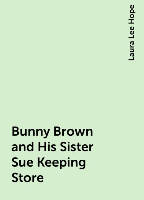 Bunny Brown and His Sister Sue Keeping Store