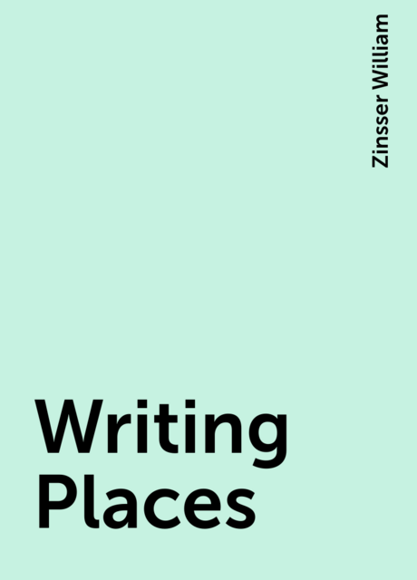 Writing Places