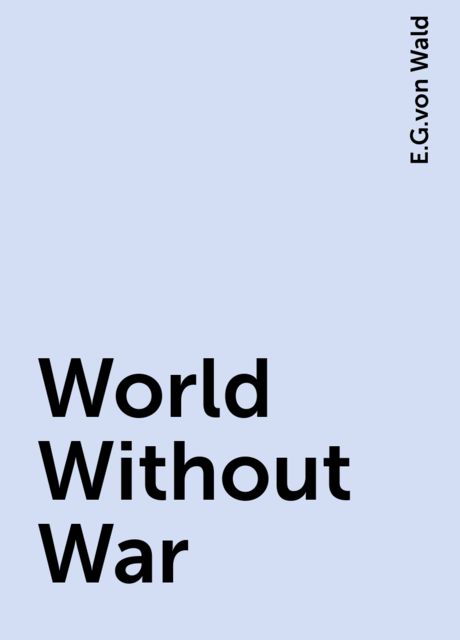 World Without War