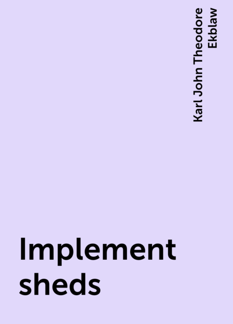Implement sheds