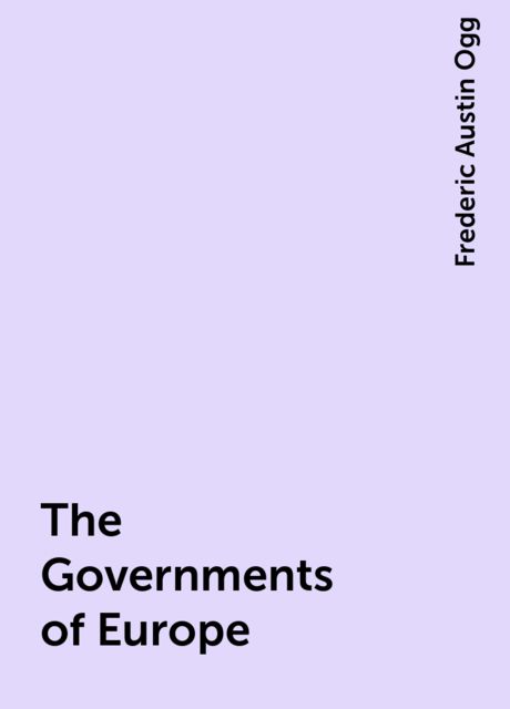 The Governments of Europe