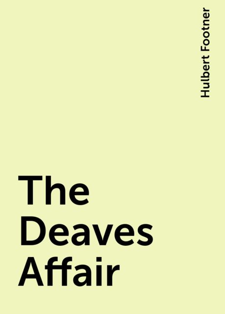 The Deaves Affair