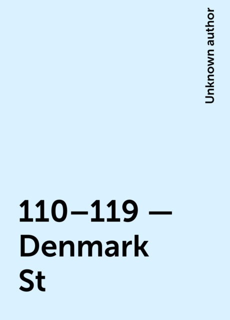 110–119 – Denmark St