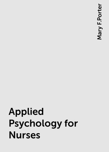 Applied Psychology for Nurses