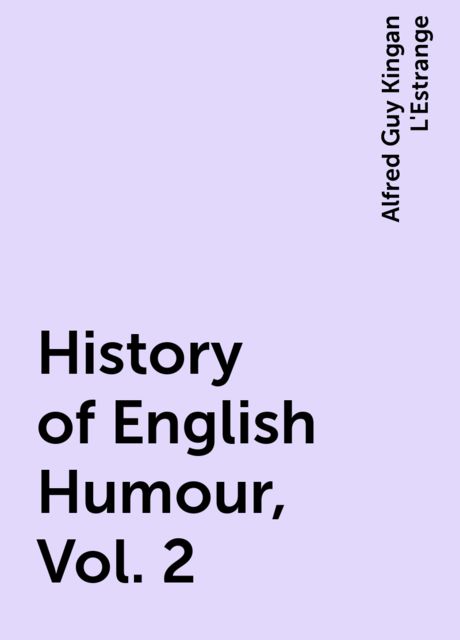 History of English Humour, Vol. 2