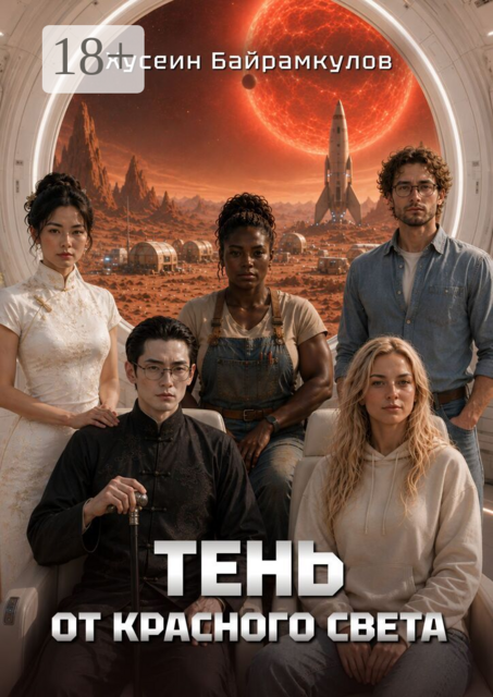 Тень от красного света