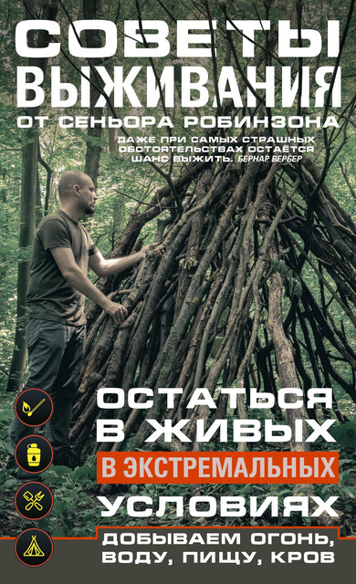 Советы выживания от сеньора Робинзона. Остаться в живых в экстремальных условиях. Добываем огонь, воду, пищу, кров, Нестор Моисеев
