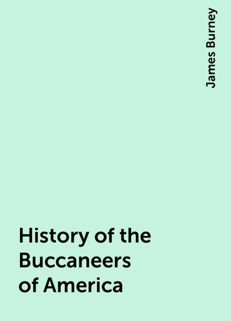 History of the Buccaneers of America