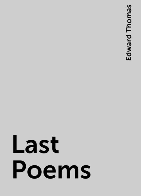 Last Poems