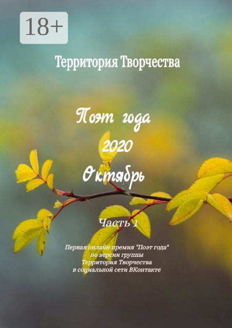 Поэт года 2020. Октябрь. Часть 1. Первая онлайн премия "Поэт года" по версии группы Территория Творчества в социальной сети ВКонтакте