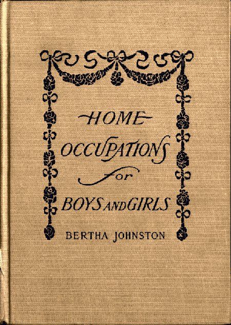 Home Occupations for Boys and Girls
