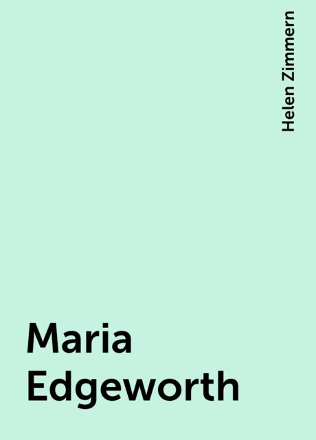 Maria Edgeworth
