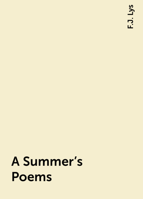A Summer's Poems